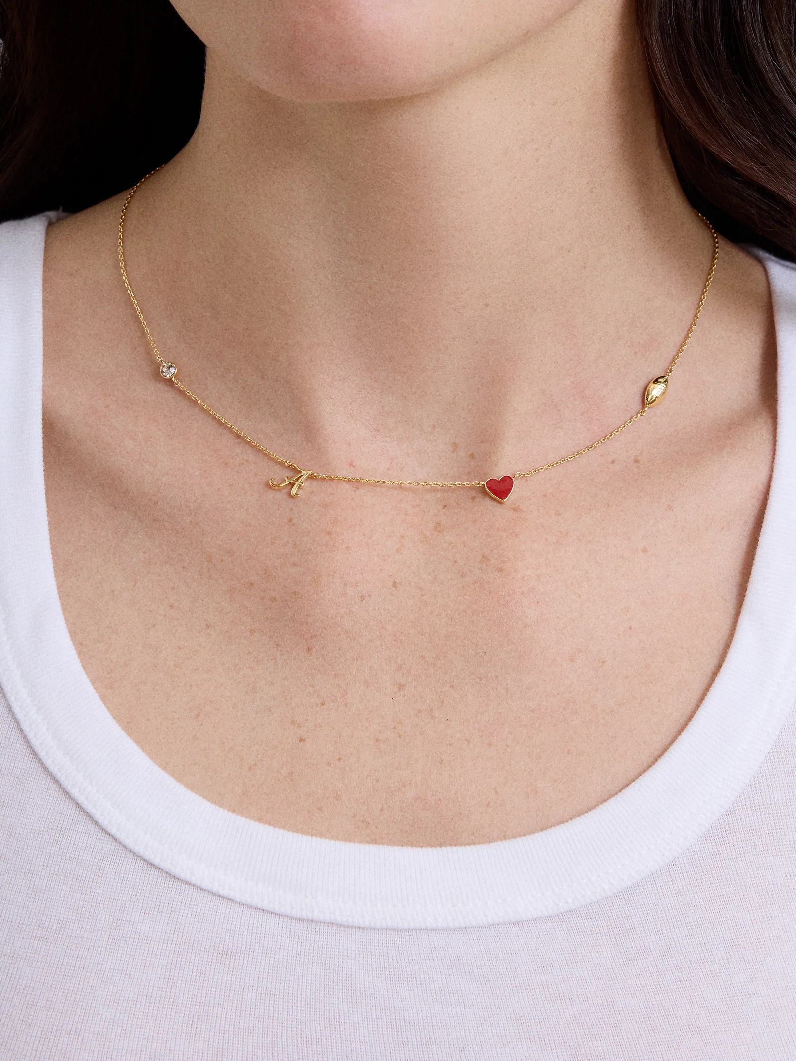 University of Alabama Spaced Charm Necklace - University of Alabama - Image 2