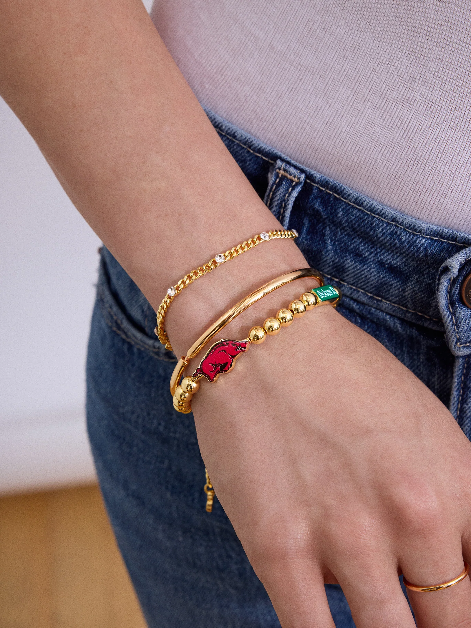 University of Arkansas Pisa Bracelet - University of Arkansas - Image 2