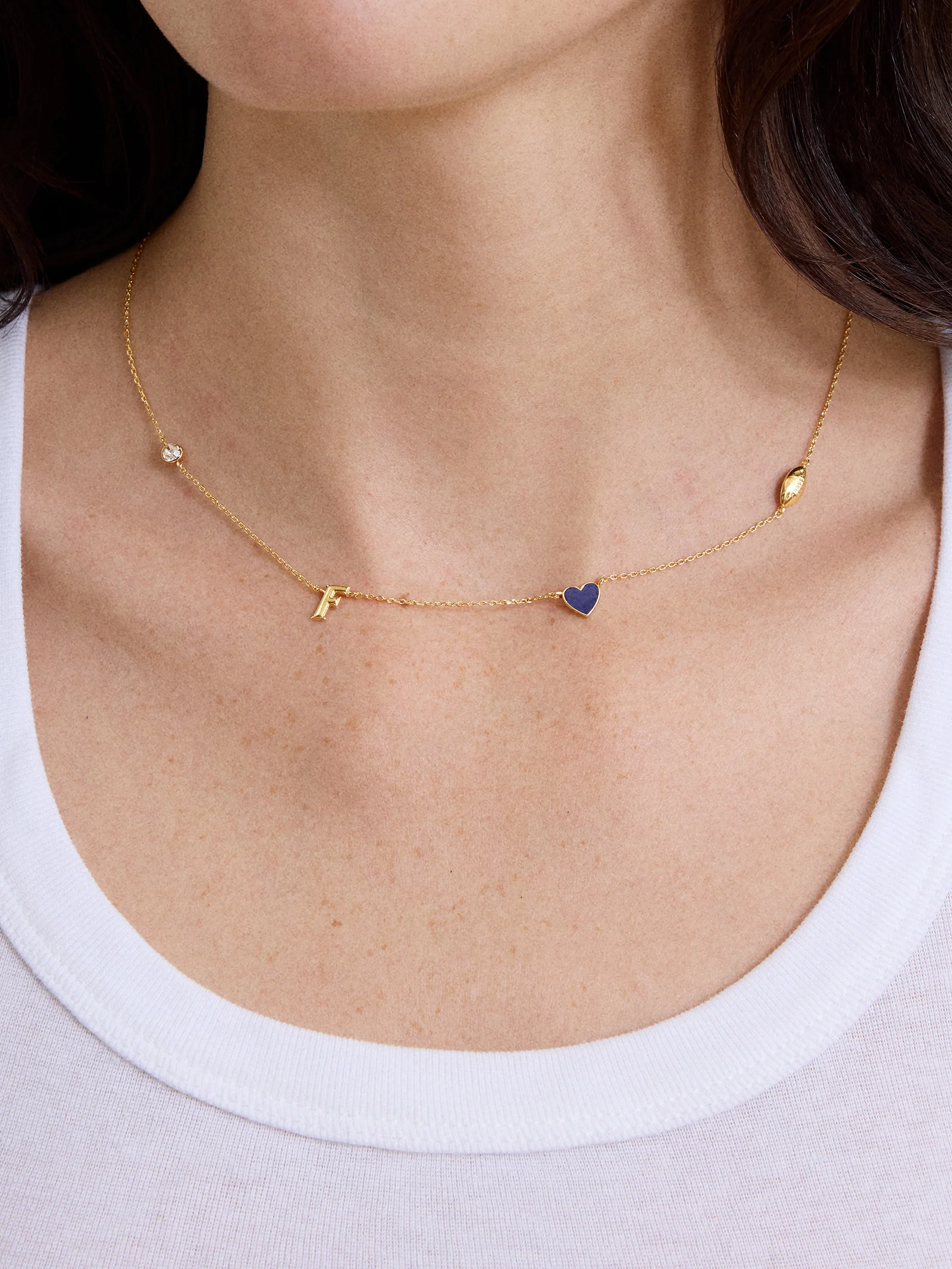 University of Florida Spaced Charm Necklace - University of Florida - Image 2