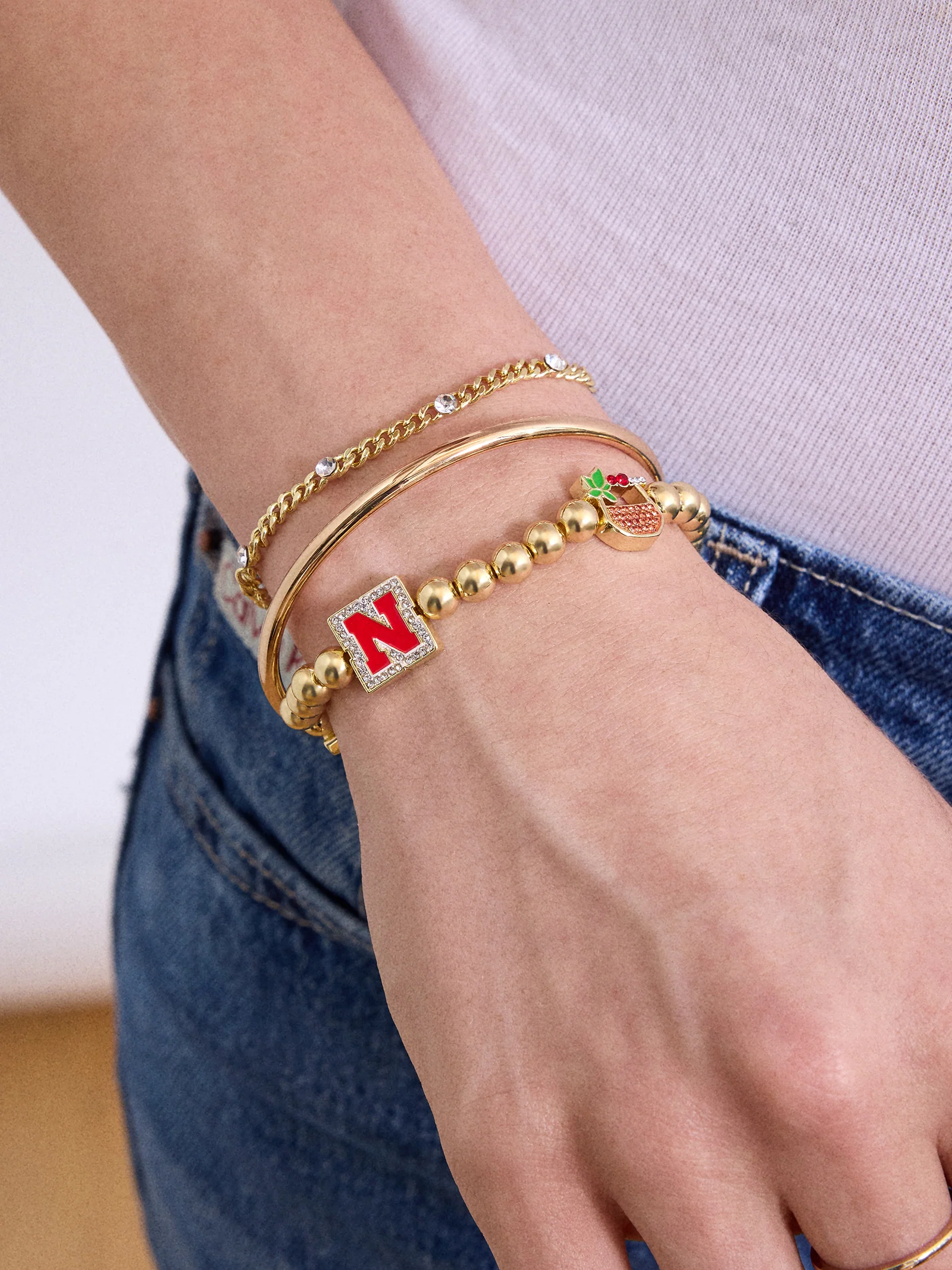 University of Nebraska Pisa Bracelet - University of Nebraska - Image 2