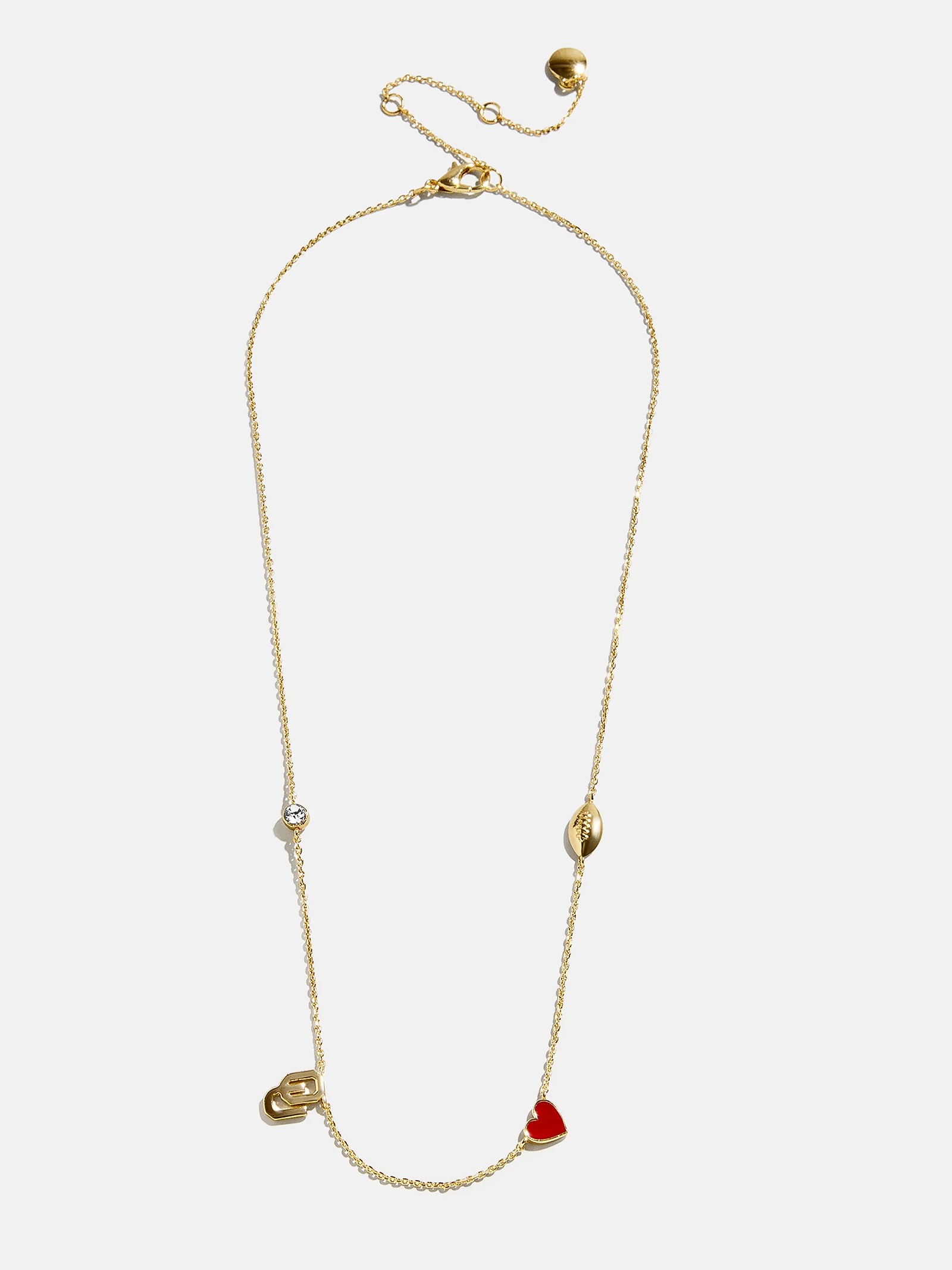 University of Oklahoma Spaced Charm Necklace - University of Oklahoma - Image 3