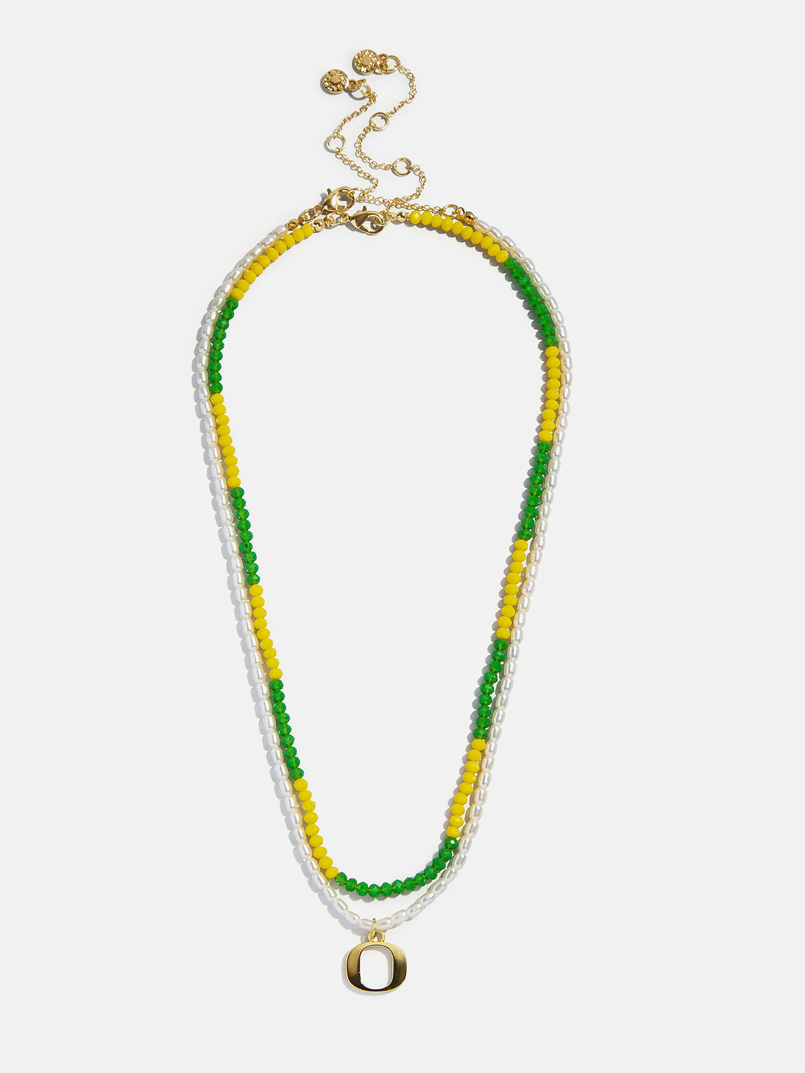 University of Oregon Logo Beaded Necklace Set - University of Oregon - Image 4