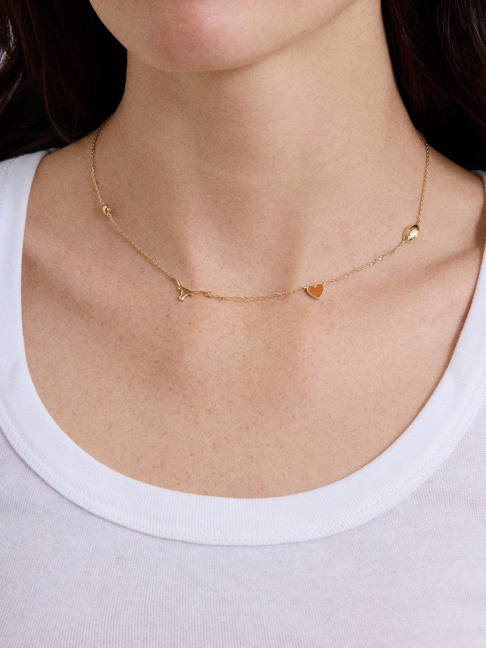 University of Texas at Austin Spaced Charm Necklace - University of Texas at Austin - Image 2