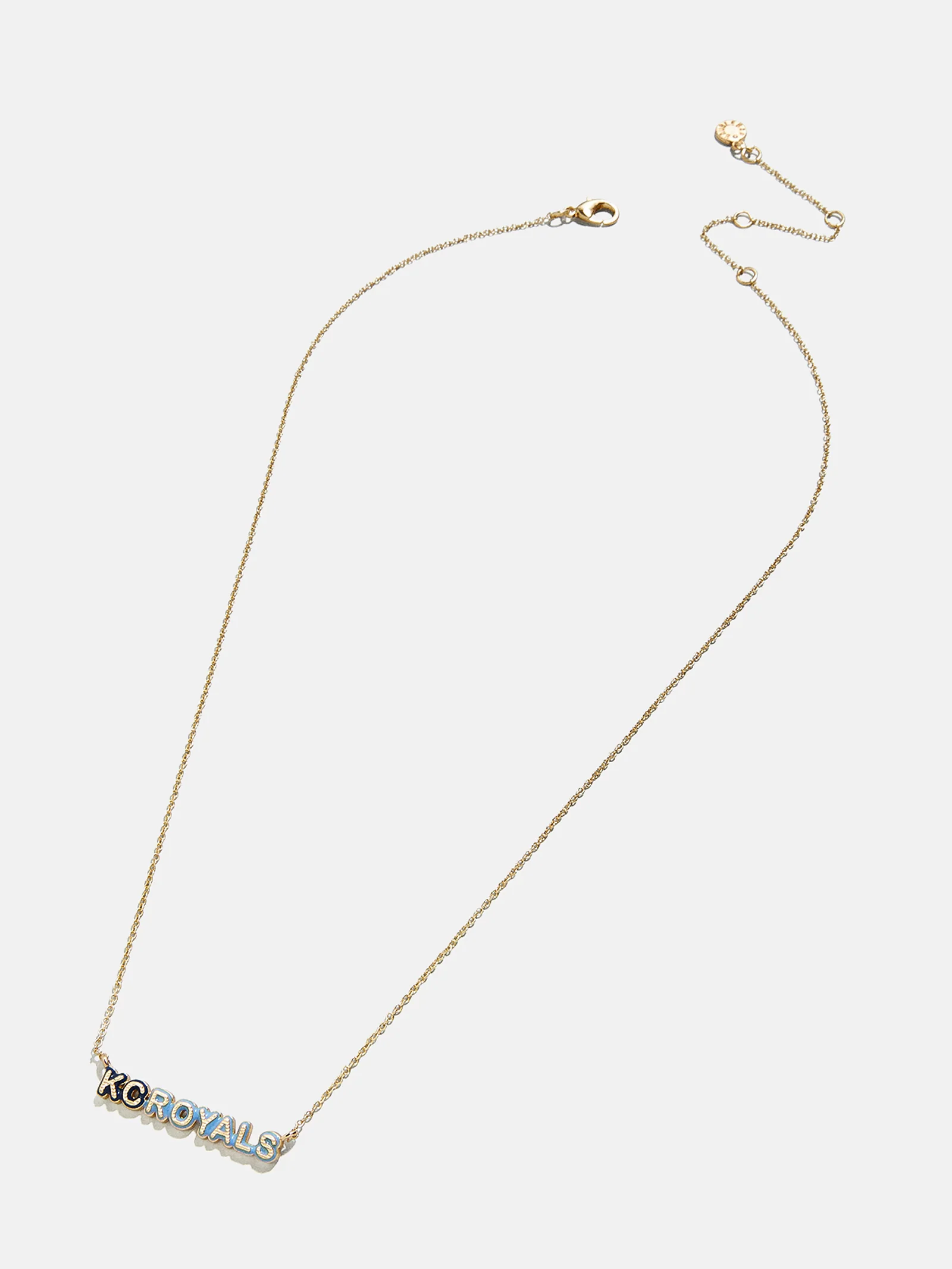 WEAR By Erin Andrews x BaubleBar Enamel Slogan Necklace - Kansas City Royals - Image 3