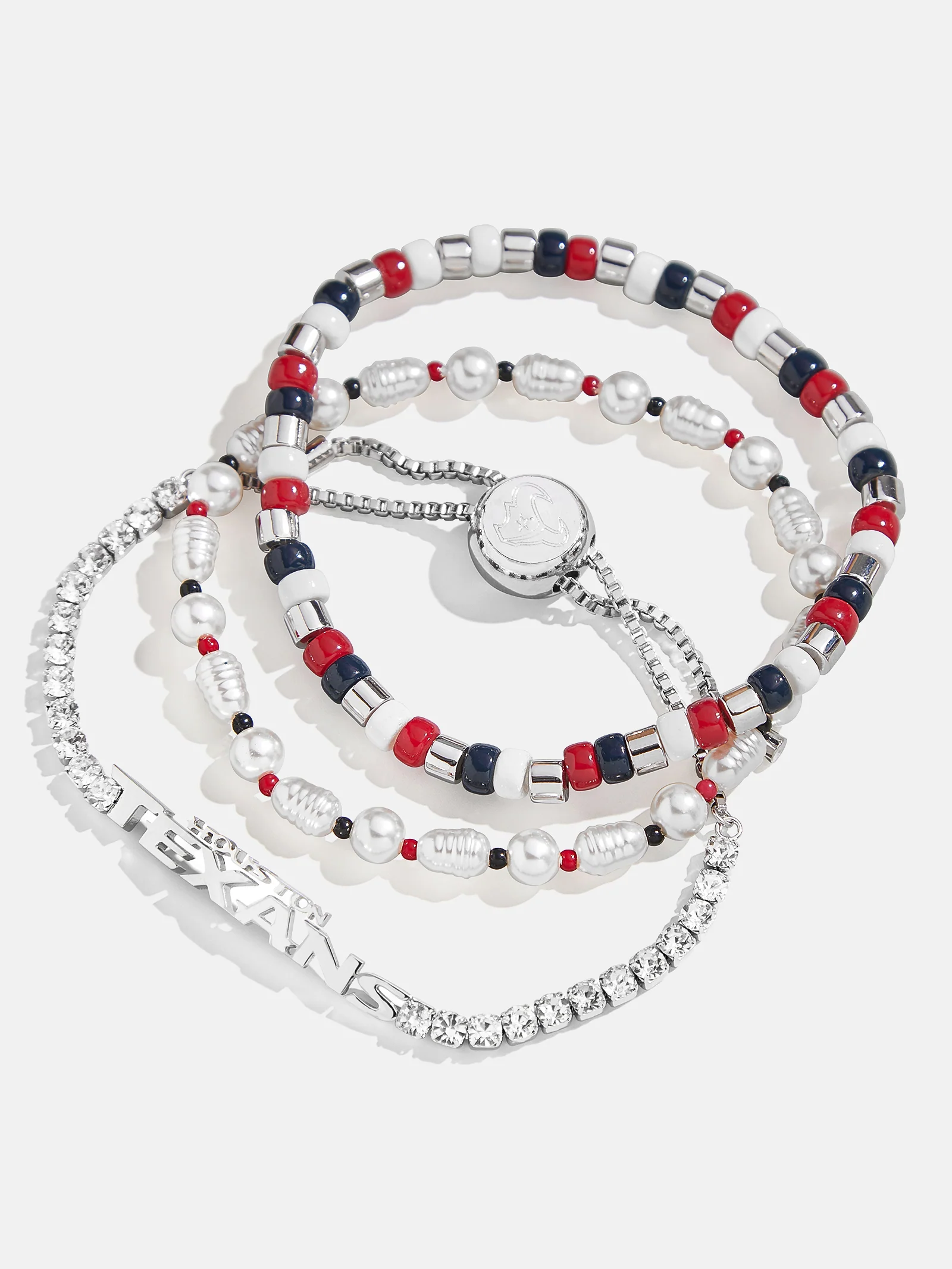WEAR By Erin Andrews X BaubleBar Houston Texans Bracelet Set - Houston Texans