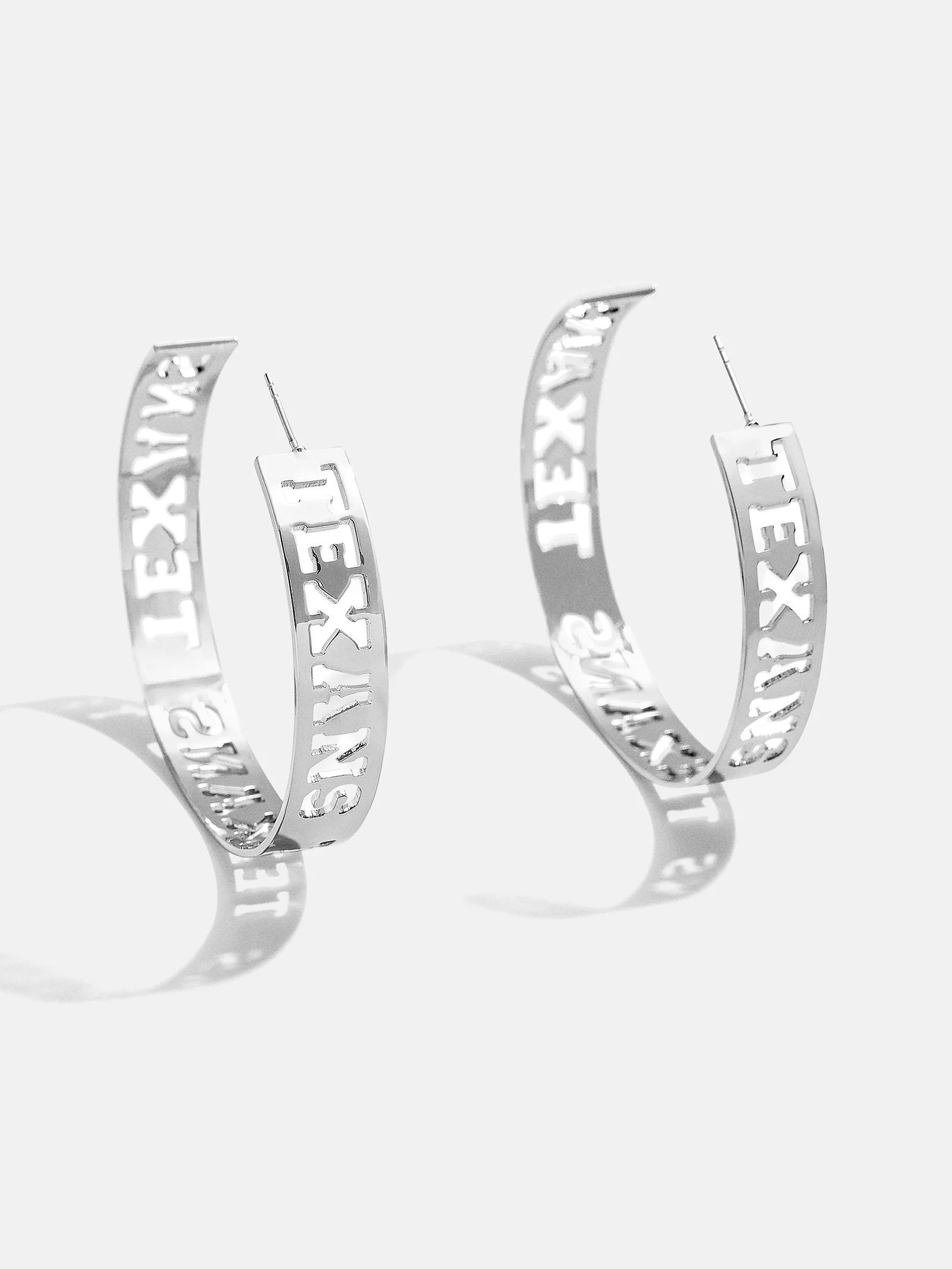 WEAR By Erin Andrews X BaubleBar Houston Texans Hoop Earrings - Houston Texans