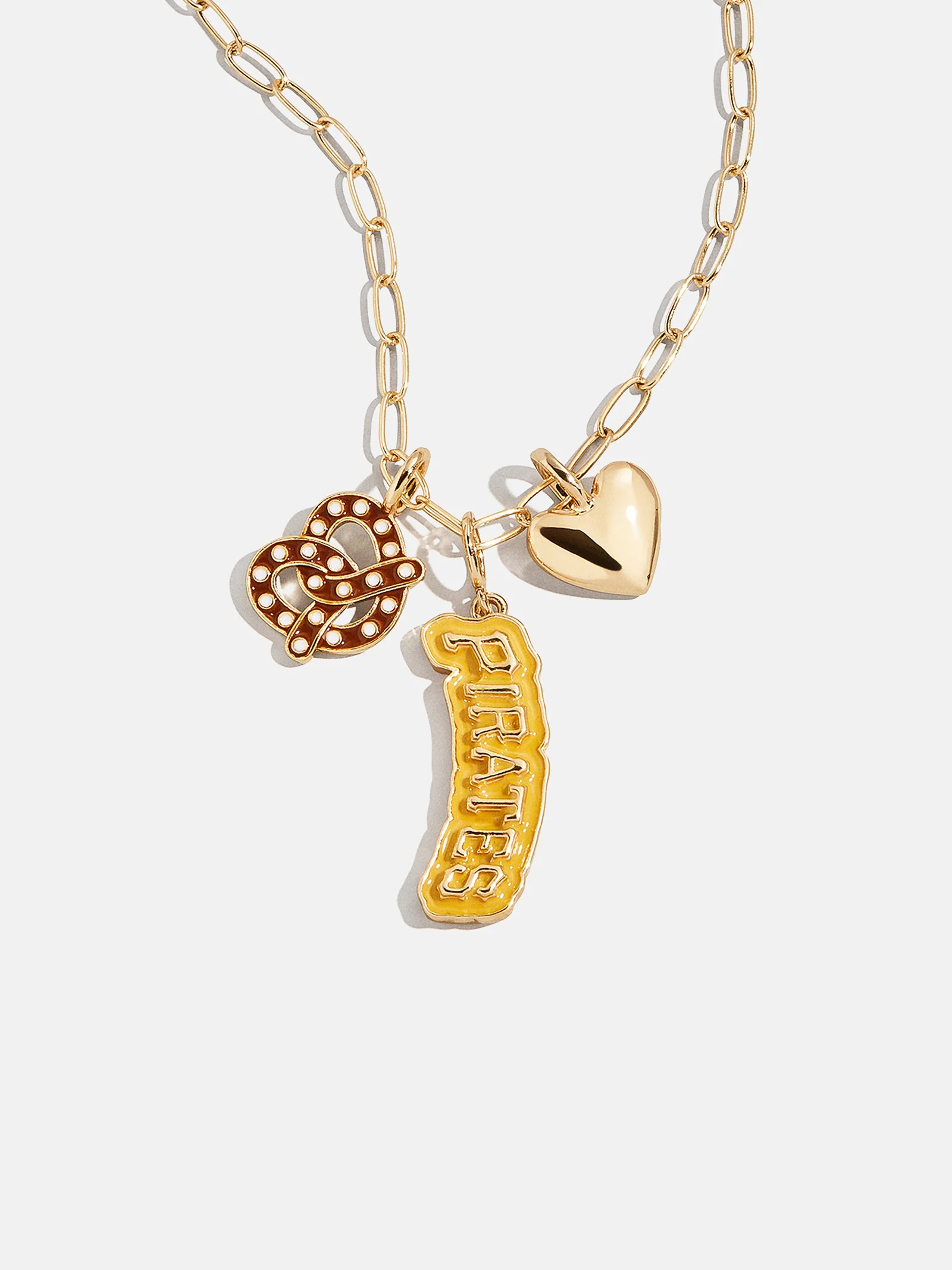WEAR By Erin Andrews X BaubleBar Pittsburgh Pirates Charm Necklace - Pittsburgh Pirates