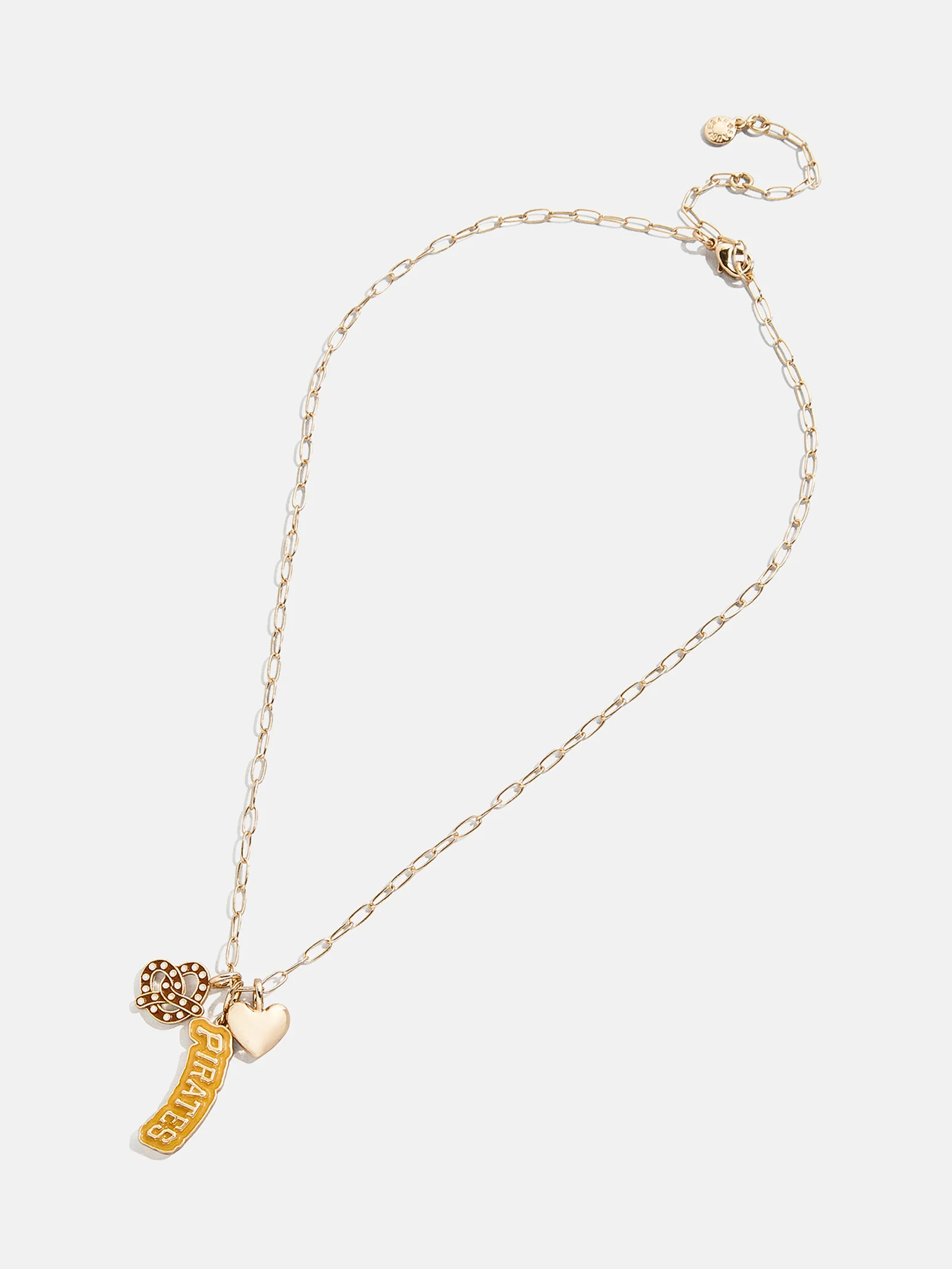 WEAR By Erin Andrews X BaubleBar Pittsburgh Pirates Charm Necklace - Pittsburgh Pirates - Image 3