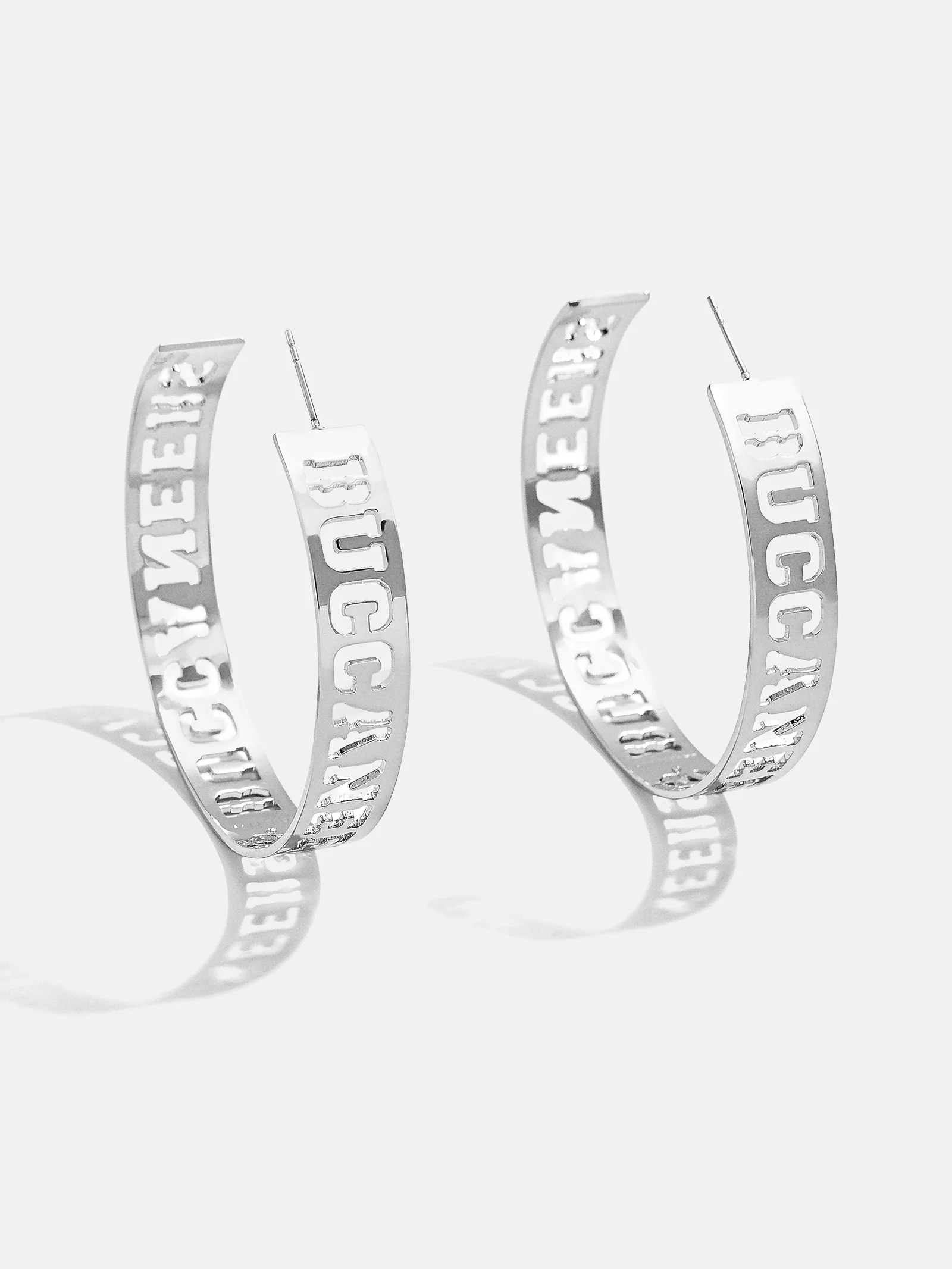 WEAR By Erin Andrews X BaubleBar Tampa Bay Buccaneers Hoop Earrings - Tampa Bay Buccaneers