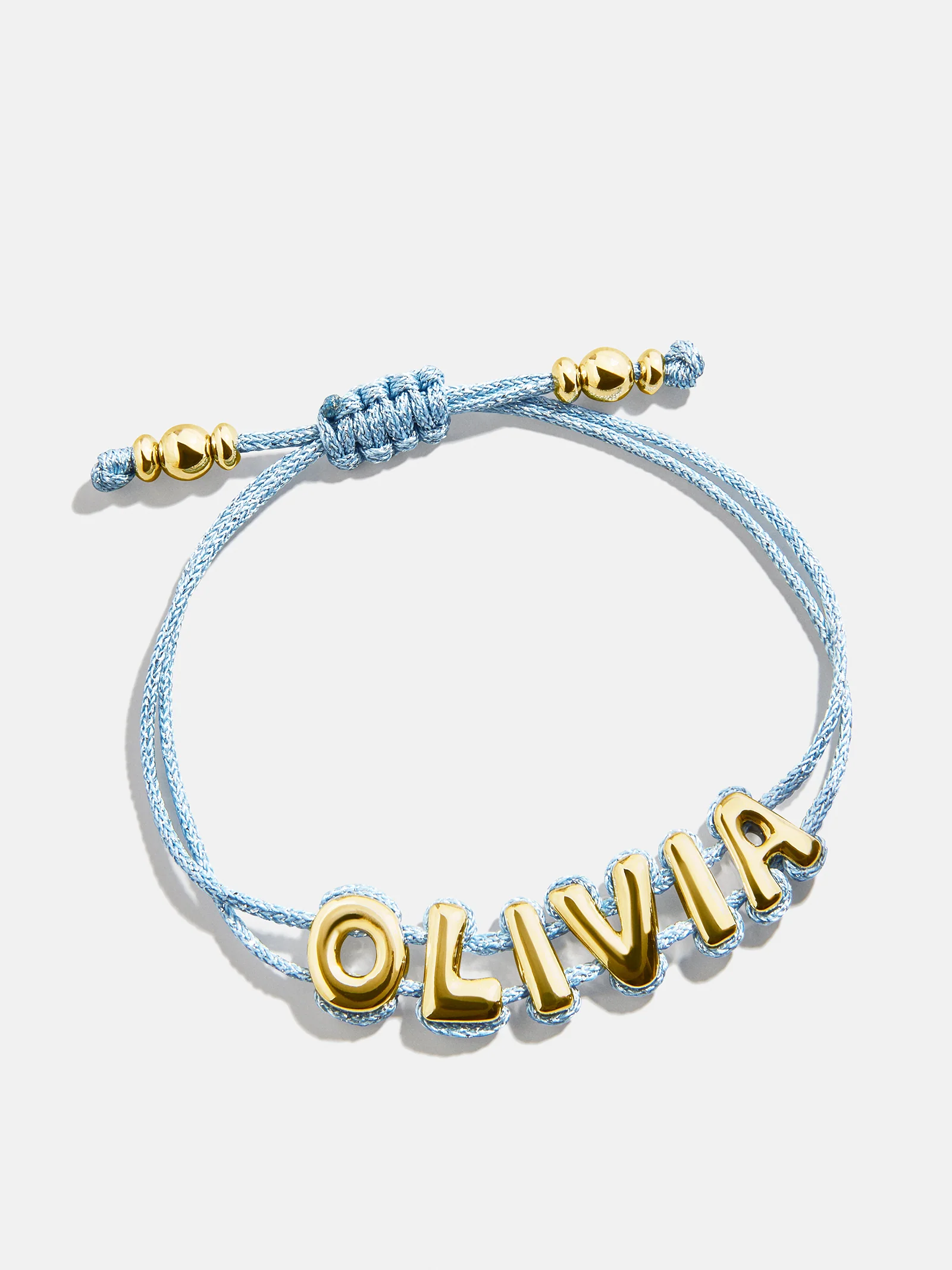 Wrapped Up Bubble Waterproof Custom Cord Bracelet - Blue - Image 3