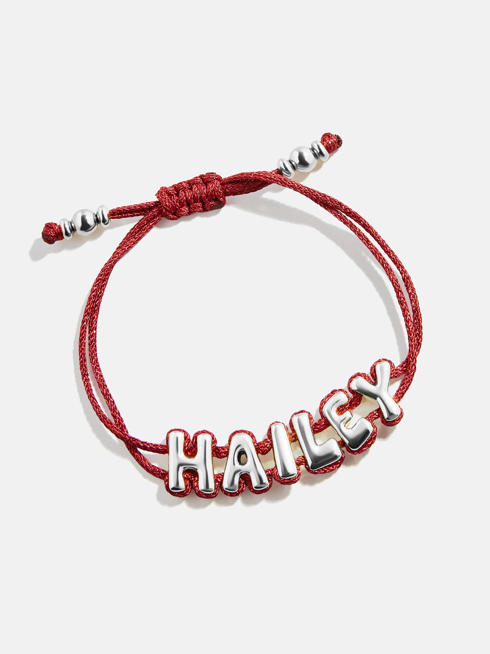 Wrapped Up Bubble Waterproof Custom Cord Bracelet - Dark Red - Image 6