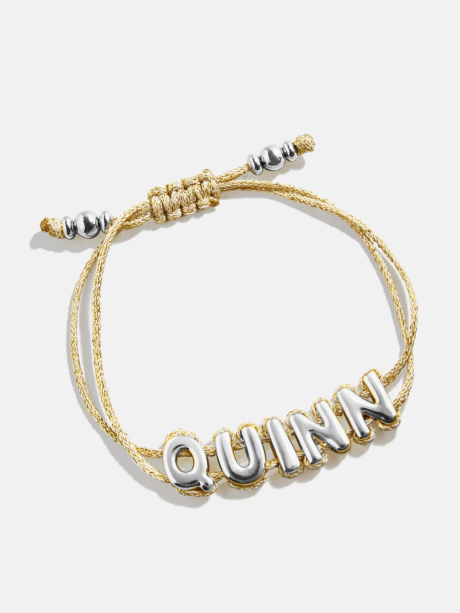 Wrapped Up Bubble Waterproof Custom Cord Bracelet - Gold - Image 6