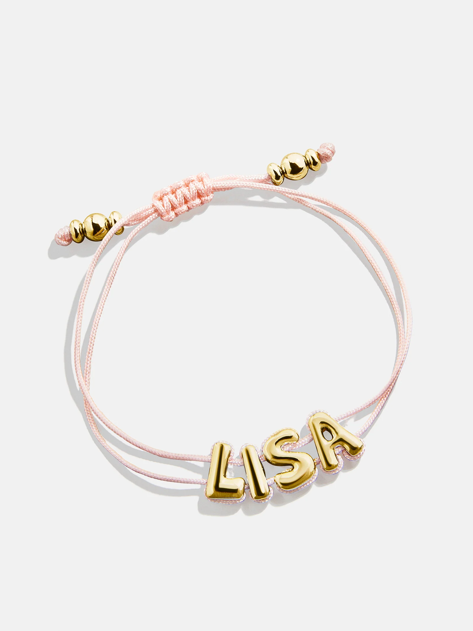 Wrapped Up Bubble Waterproof Custom Cord Bracelet - Blush - Image 3