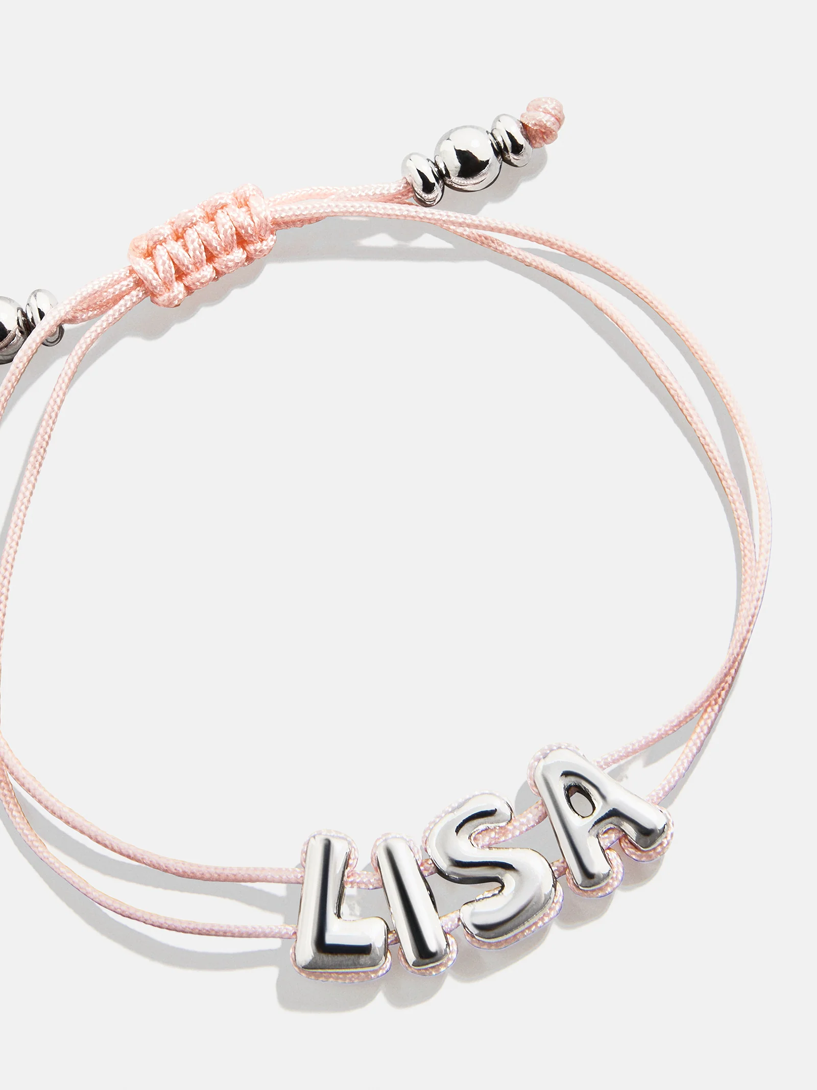 Wrapped Up Bubble Waterproof Custom Cord Bracelet - Blush - Image 4