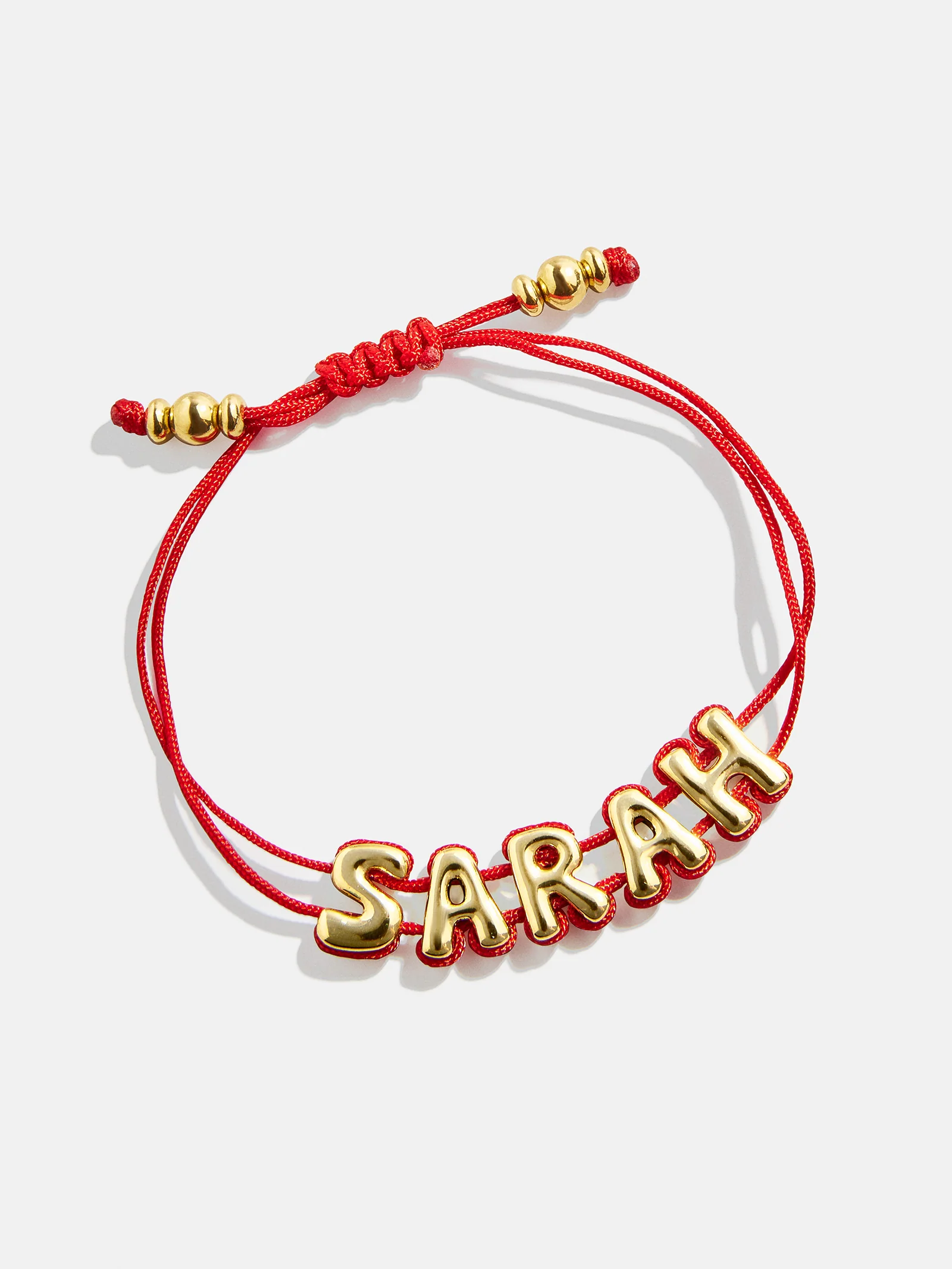 Wrapped Up Bubble Waterproof Custom Cord Bracelet - Red - Image 3