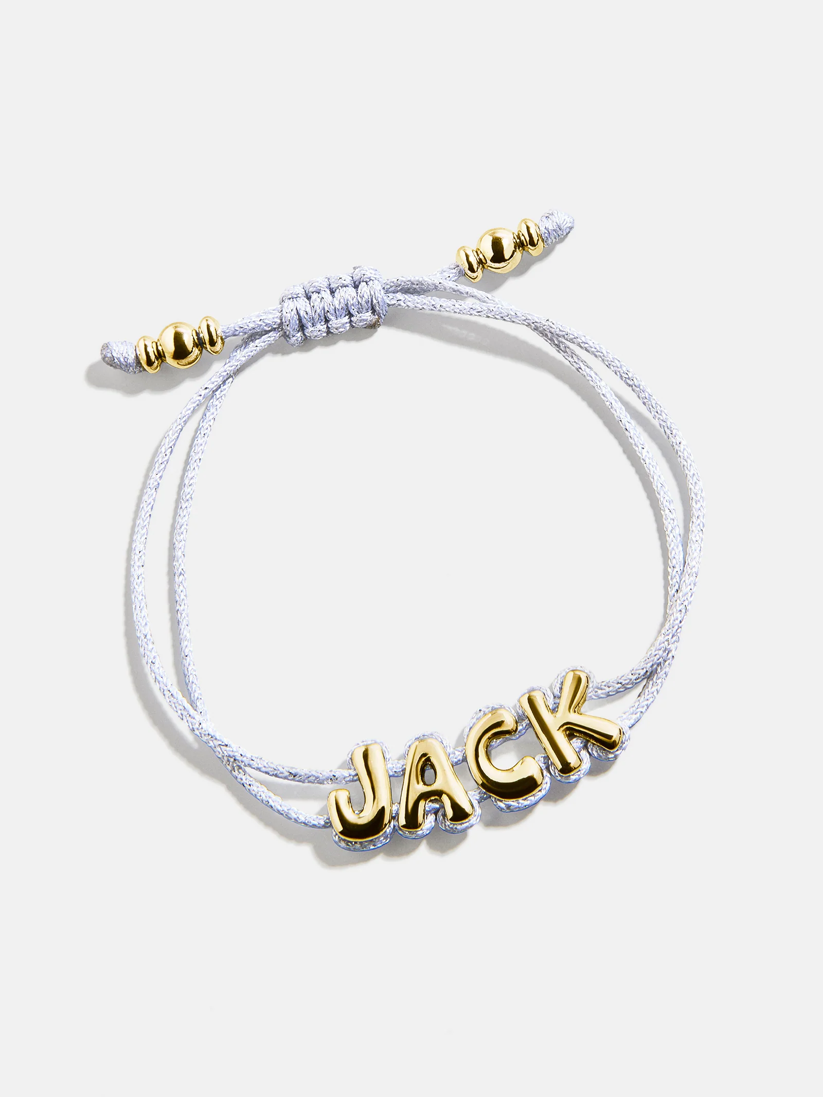 Wrapped Up Bubble Waterproof Custom Metallic Cord Bracelet - Silver - Image 3
