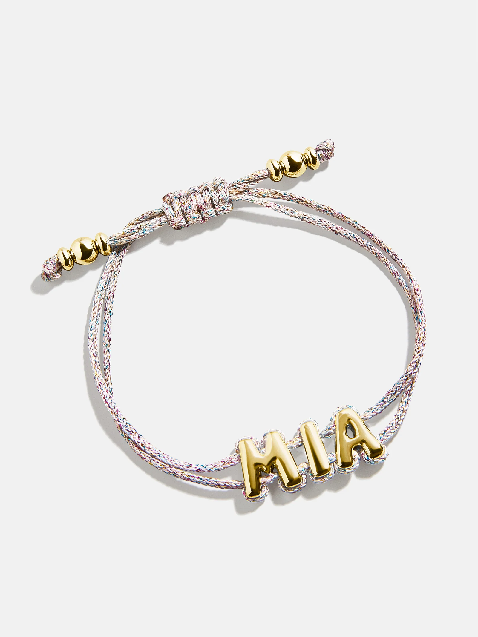 Wrapped Up Bubble Waterproof Custom Metallic Cord Bracelet - Multi - Image 3