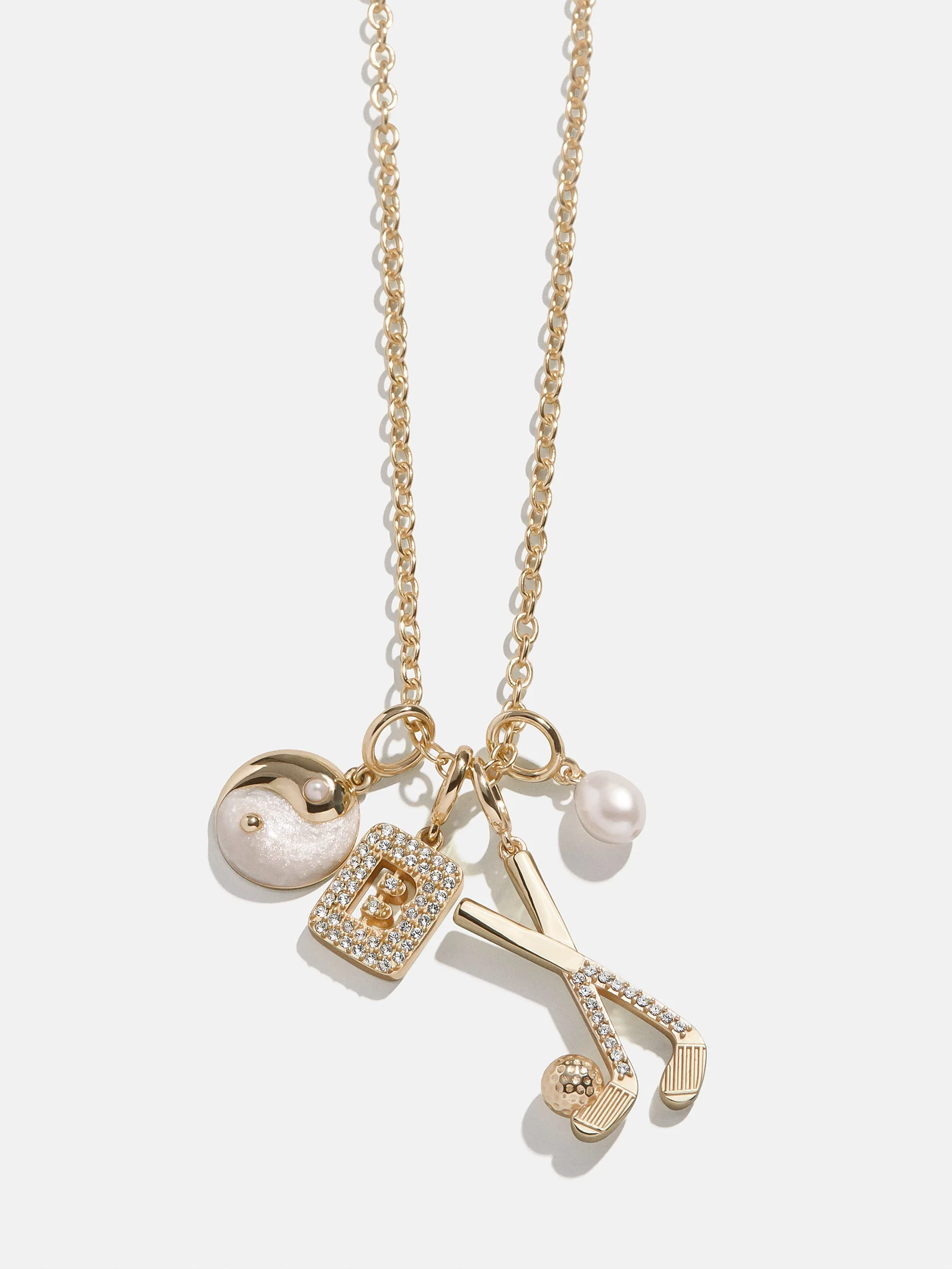 Protection Cluster Charm - Pearl Yin Yang - Image 3
