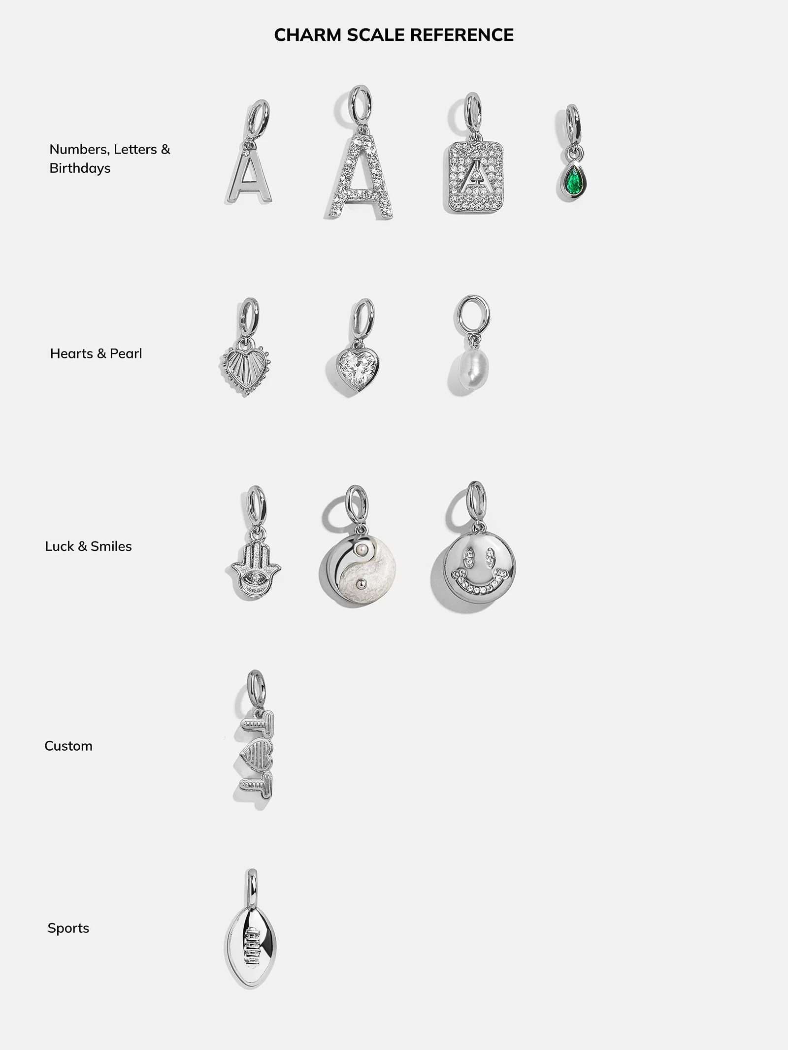Sports Cluster Charm - Silver Football - Image 3