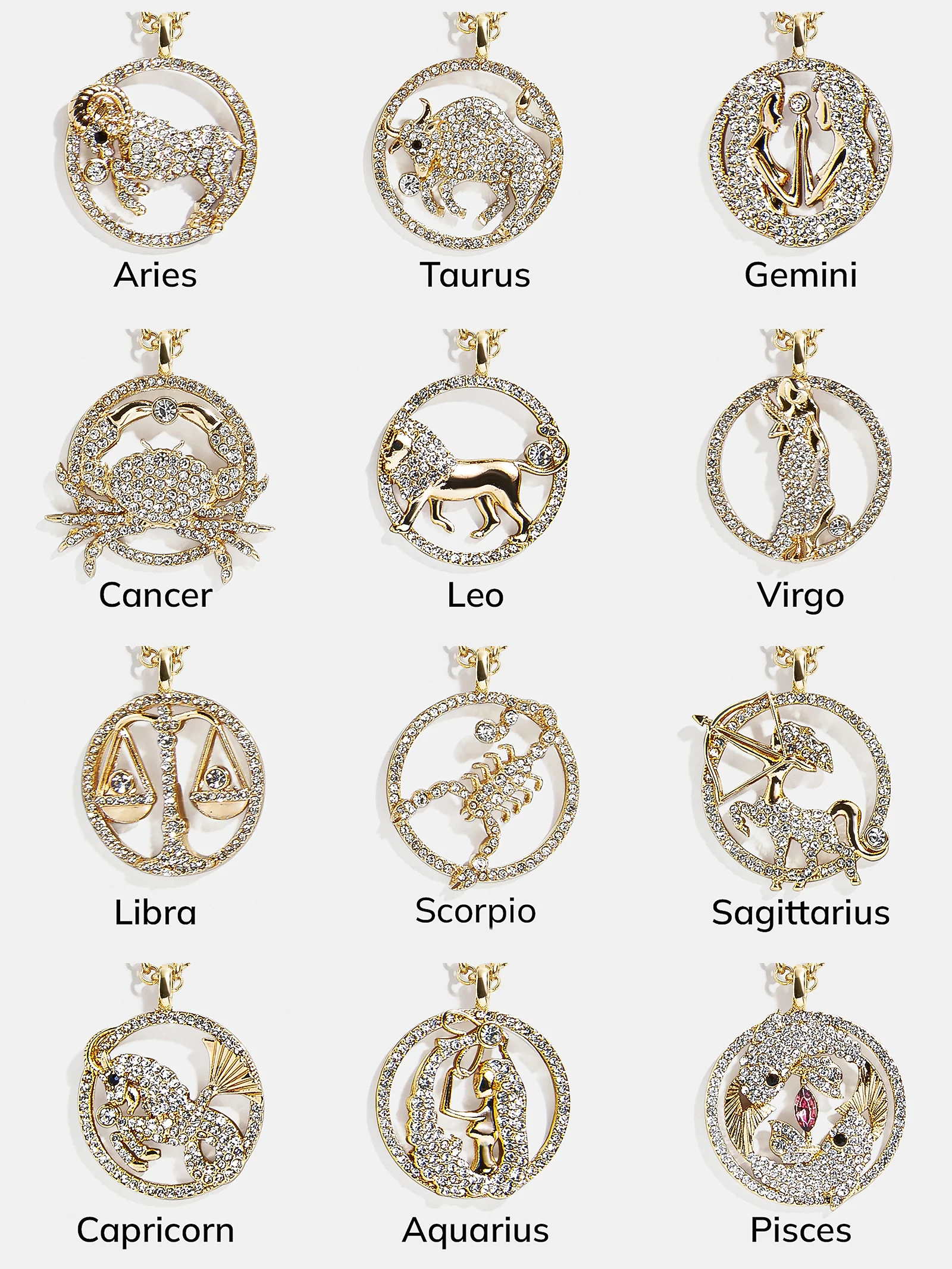 Andrea Zodiac Necklace - Gemini - Image 3