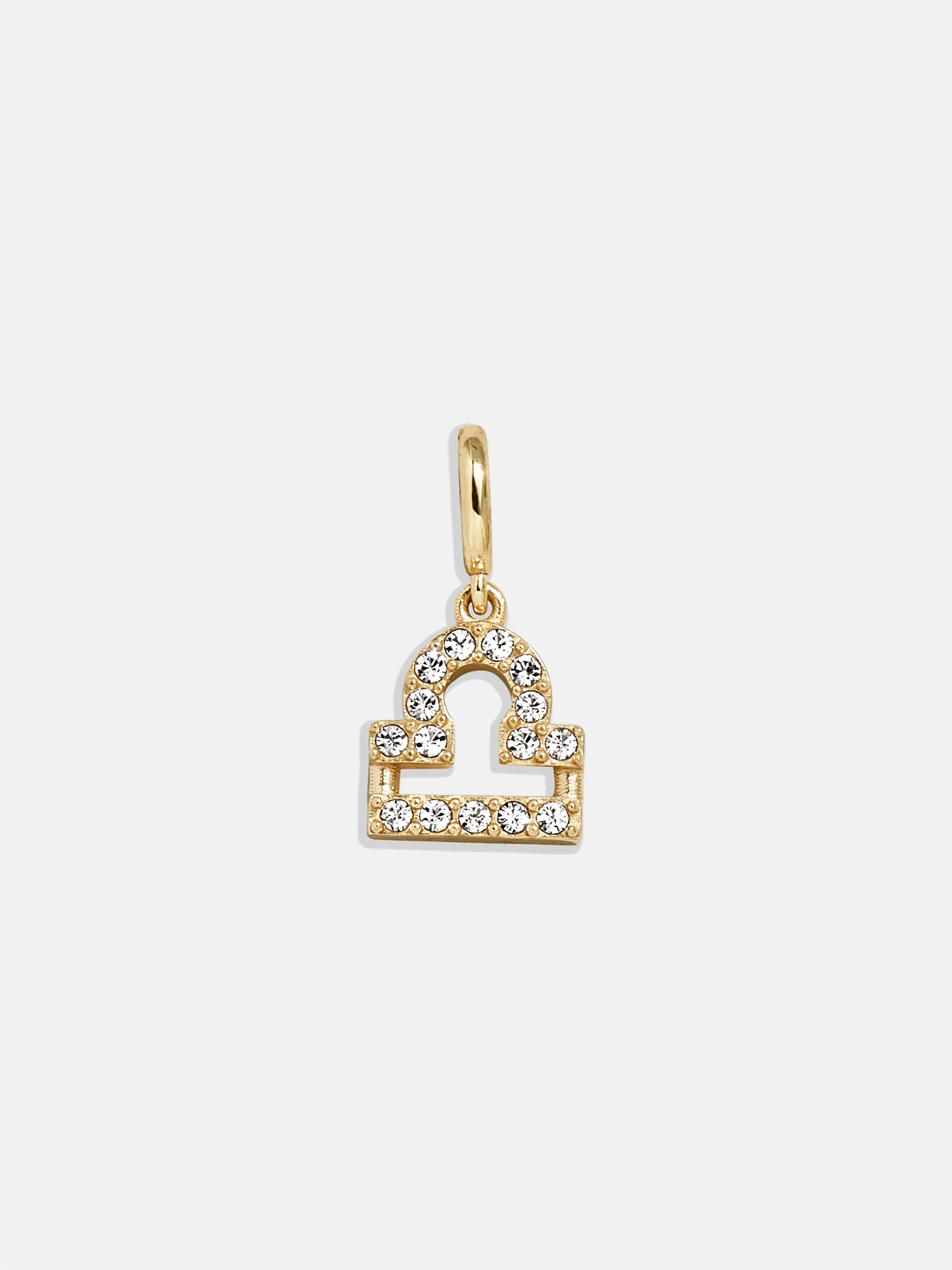 Pavé Zodiac Symbol Cluster Charm - Libra